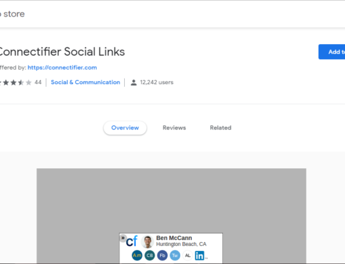 Connectifier Social Links